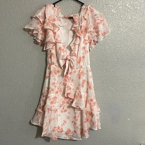 Short Sleeve Floral Sundress